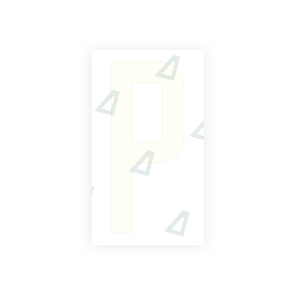 Alite Nanofilm for US (New Jersey) Moto license plates - Symbol "P" - Alite