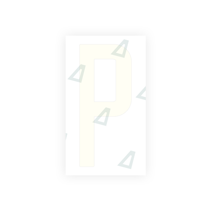 Alite Nanofilm for US (New Jersey) Moto license plates - Symbol "P" - Alite