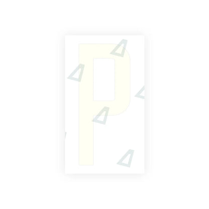 Alite Nanofilm for US (Oklahoma) Moto license plates - Symbol "P" - Alite