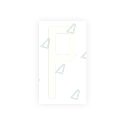 Alite Nanofilm for CA (Ontario) license plates - Symbol "P" - Alite