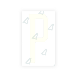 Alite Nanofilm for US (New Jersey - Embossed) license plates - Symbol "P" - Alite