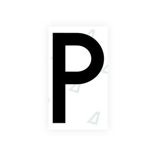 Alite Nanofilm for Greece license plates - Symbol "P" - Alite