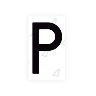 Alite Nanofilm for Spain Flat license plates - Symbol "P" - Alite