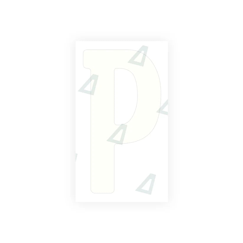 Alite Nanofilm for Paraguay license plates - Symbol "P"