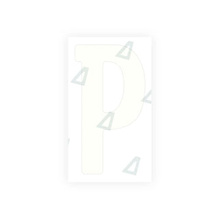 Alite Nanofilm para placas de matrícula da Tanzânia (padrão) - Símbolo "P"