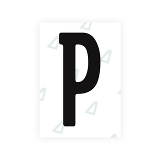 Alite Nanofilm for Guatemala license plates - Symbol "P" - Alite