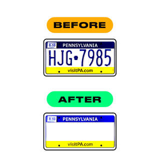 Alite Nanofilm for US (Pennsylvania) license plates - Symbol "H" - Alite