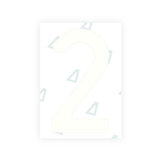 Alite Nanofilm für polnische Kfz-Kennzeichen - Symbol "2"