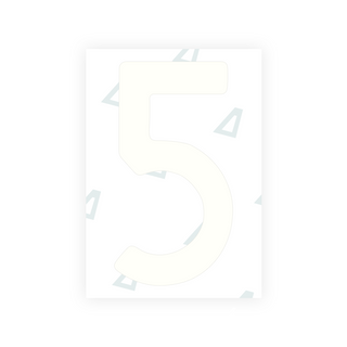Alite Nanofilm für polnische Kfz-Kennzeichen - Symbol "5"