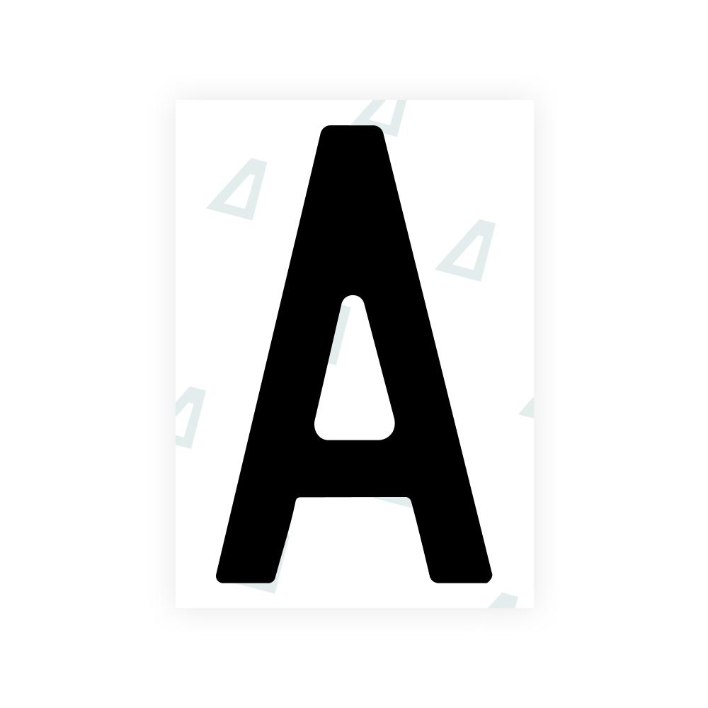 Alite Nanofilm für polnische Kfz-Kennzeichen - Symbol "A"