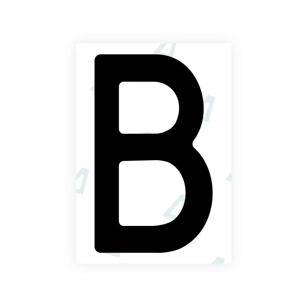 Nanofilm Alite para matrículas de Polonia - Símbolo "B"