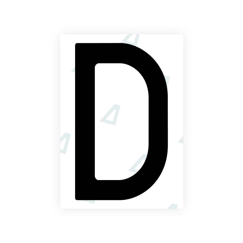 Alite Nanofilm pour plaques d'immatriculation polonaises - Symbole « D »