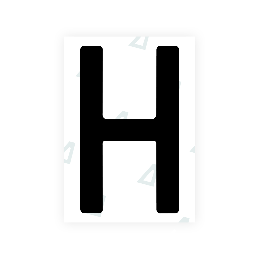 Alite Nanofilm pour plaques d'immatriculation polonaises - Symbole « H »