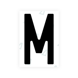 Alite Nanofilm para matrículas da Polónia - Símbolo "M"