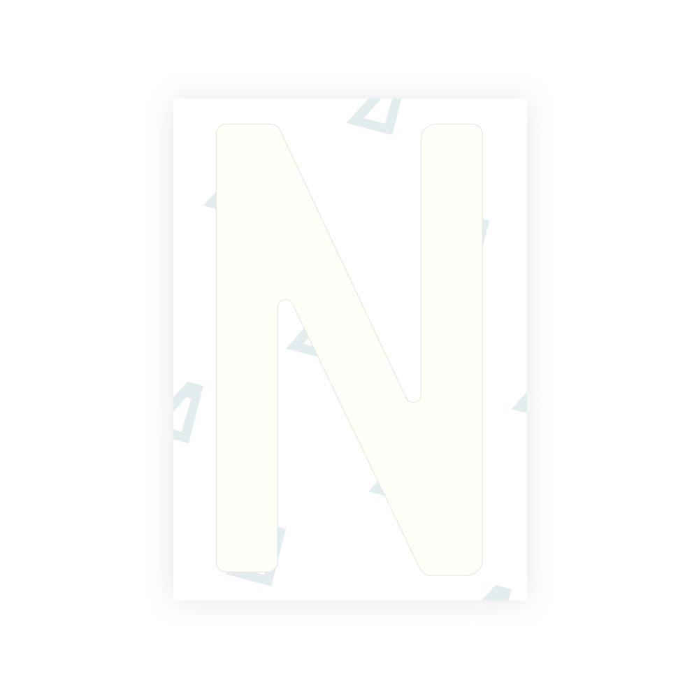 Alite Nanofilm para matrículas da Polónia - Símbolo "N"