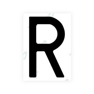 Alite Nanofilm para matrículas da Polónia - Símbolo "R"