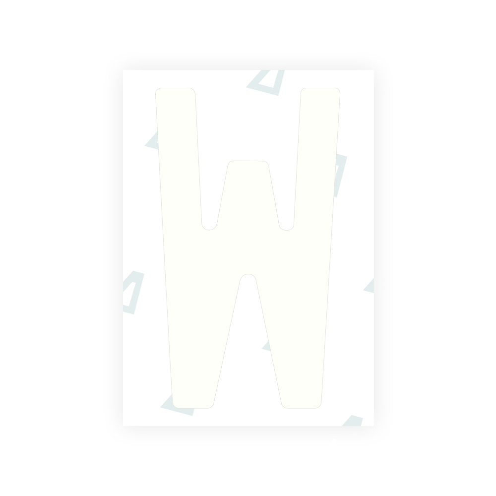 Alite Nanofilm pour plaques d'immatriculation polonaises - Symbole « W »