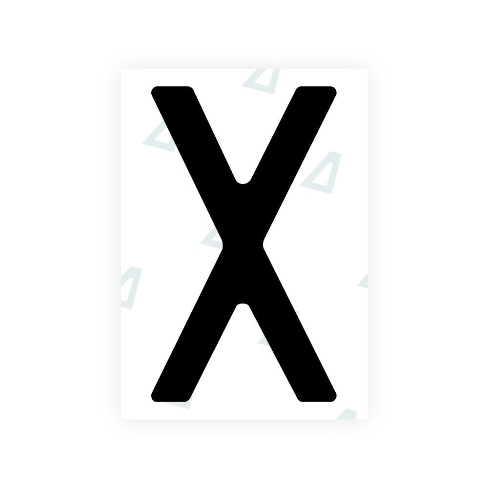 Alite Nanofilm para matrículas da Polónia - Símbolo "X"