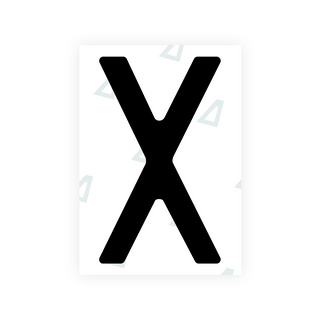 Alite Nanofilm para matrículas da Polónia - Símbolo "X"