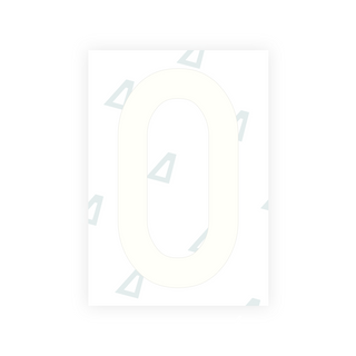 Alite Nanofilm for Poland (Wide) license plates - Symbol "0"