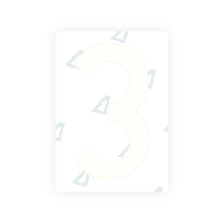 Alite Nanofilm for Poland (Wide) license plates - Symbol "3"