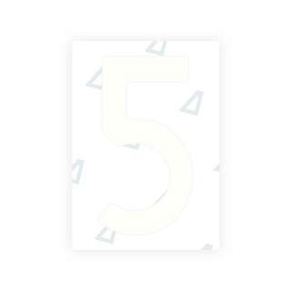 Alite Nanofilm for Poland (Wide) license plates - Symbol "5"