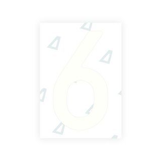 Alite Nanofilm for Poland (Wide) license plates - Symbol "6"