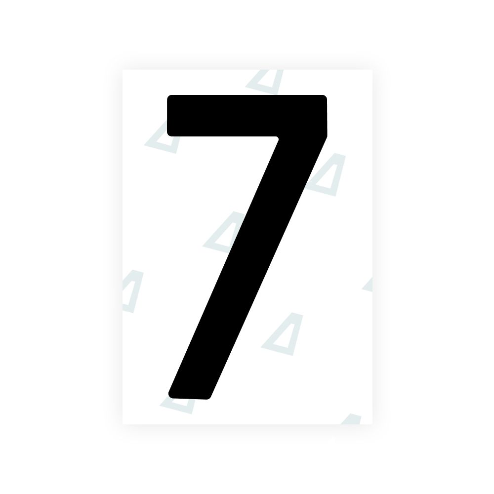 Alite Nanofilm for Poland (Wide) license plates - Symbol "7"