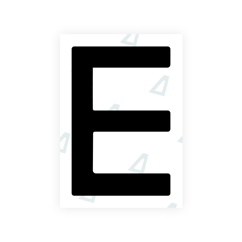 Alite Nanofilm für polnische Kfz-Kennzeichen - Symbol "V"