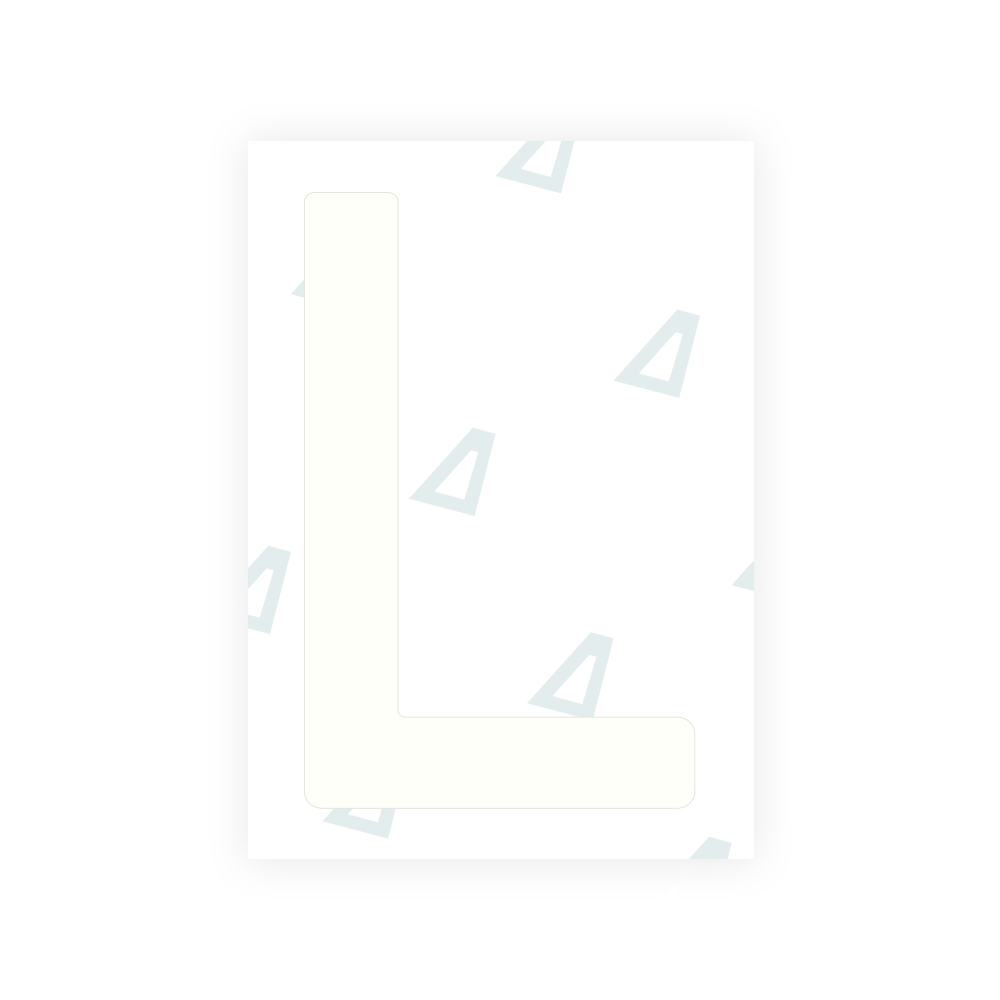 Alite Nanofilm for Poland (Wide) license plates - Symbol "L"