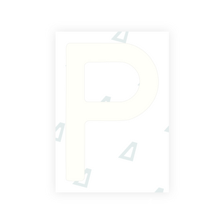 Alite Nanofilm for Poland (Wide) license plates - Symbol "P"