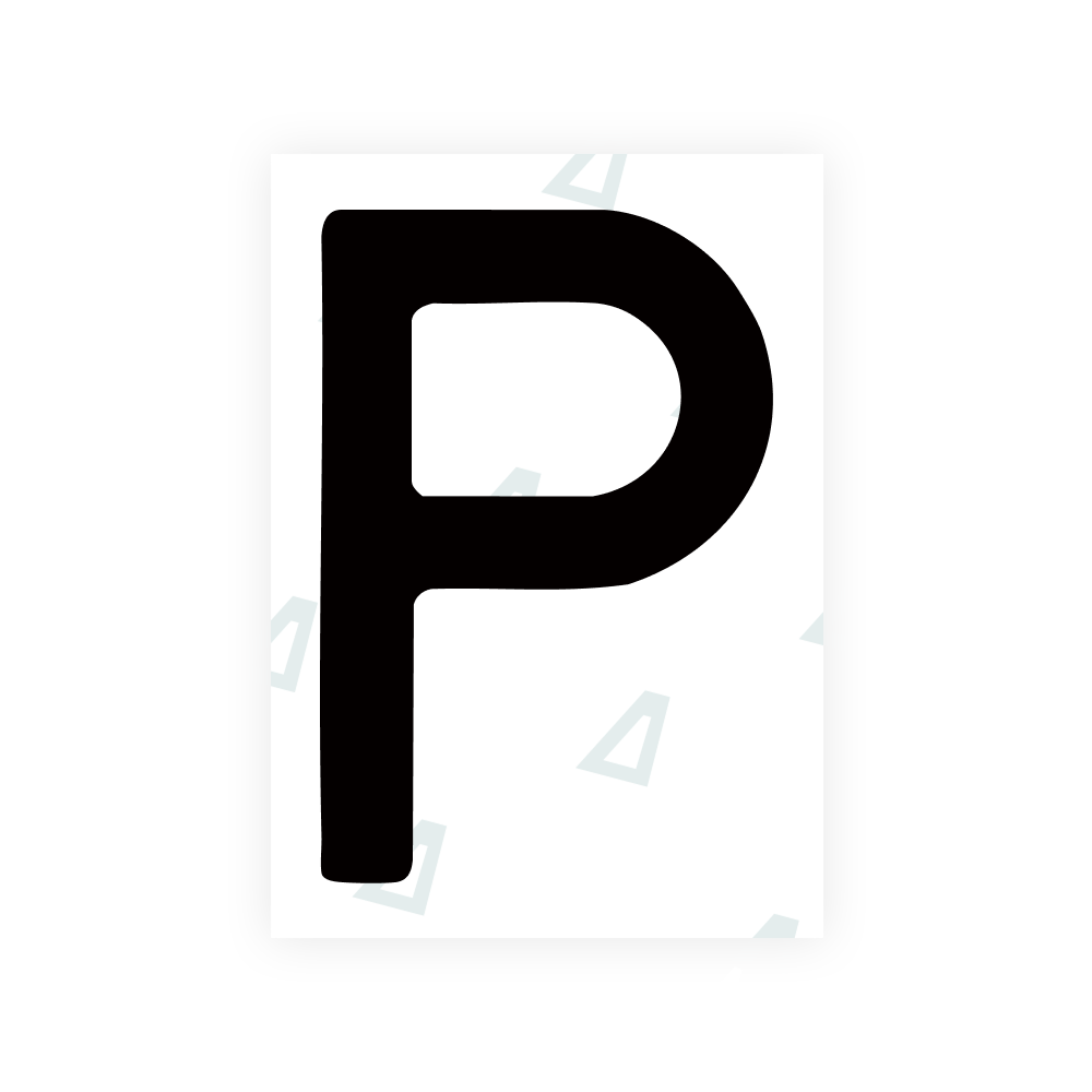 Alite Nanofilm for Poland (Wide) license plates - Symbol "P"