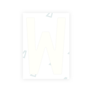 Alite Nanofilm for Poland (Wide) license plates - Symbol "W"