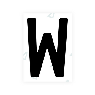 Alite Nanofilm for Poland (Wide) license plates - Symbol "W"