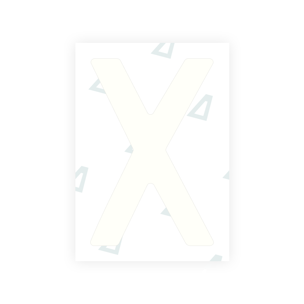 Alite Nanofilm for Poland (Wide) license plates - Symbol "X"