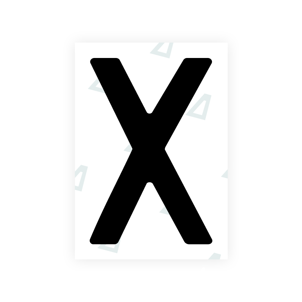 Alite Nanofilm for Poland (Wide) license plates - Symbol "X"