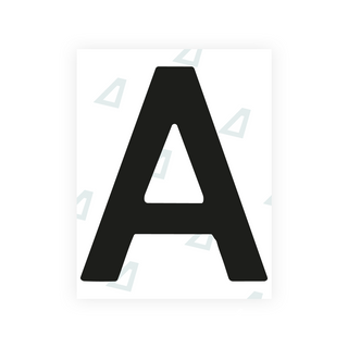 Alite Nanofilm for Portugal license plates - Symbol "A"