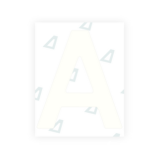 Alite Nanofilm pour plaques d'immatriculation du Portugal - Symbole "A"