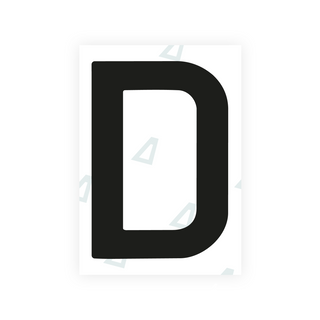 Alite Nanofilm für portugiesische Nummernschilder - Symbol "D"