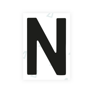 Alite Nanofilm für portugiesische Nummernschilder - Symbol "N"