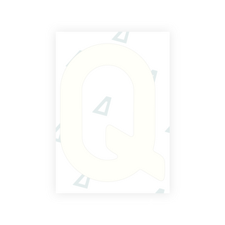 Alite Nanofilm for Portugal license plates - Symbol "Q"