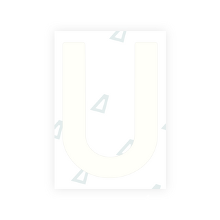 Alite Nanofilm für portugiesische Nummernschilder - Symbol "U"