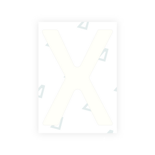 Alite Nanofilm für portugiesische Nummernschilder - Symbol "X"