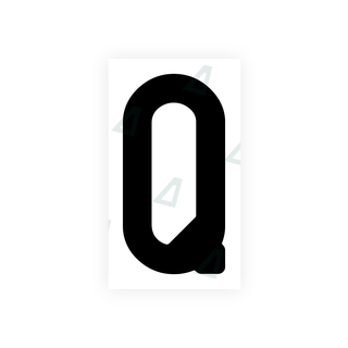 Alite Nanofilm for India license plates - Symbol "Q" - Alite