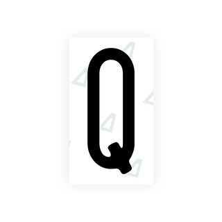 Alite Nanofilm for US (Wisconsin) license plates - Symbol "Q" - Alite