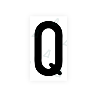 Alite Nanofilm for front Switzerland license plates - Symbol "Q" - Alite
