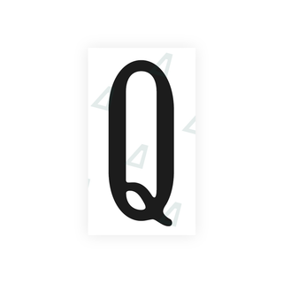 Alite Nanofilm for US (Virginia) license plates - Symbol "Q" - Alite