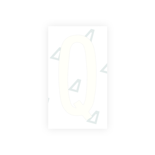 Alite Nanofilm for Mexico license plates - Symbol "Q" - Alite