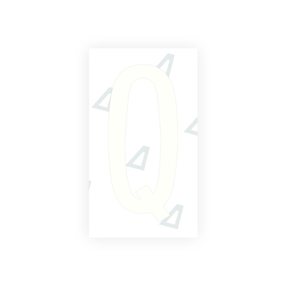 Alite Nanofilm for Mexico license plates - Symbol "Q" - Alite