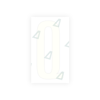 Alite Nanofilm for US (Washington DC) license plates - Symbol "Q" - Alite